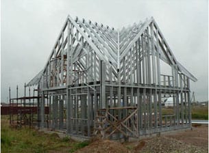Конструкция небольшого дома из термопрофиля Дом из термопрофиля